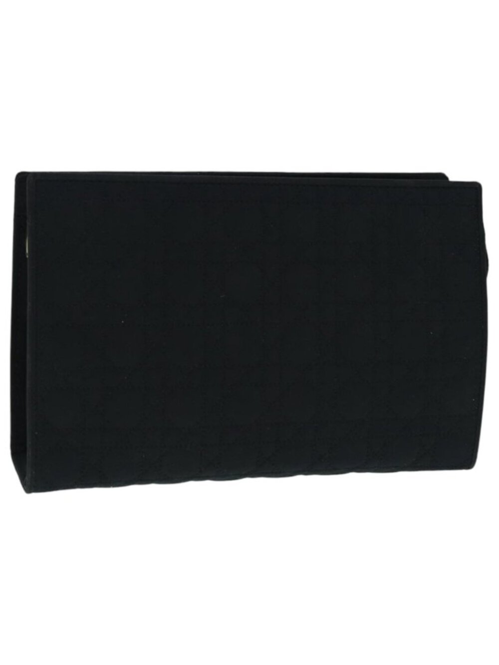 Christian Dior Canage Pouch Nylon Black Gold